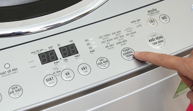 mã lỗi máy giặt toshiba
