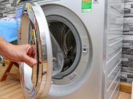 Dịch vụ thay gioăng cao su máy giặt cửa ngang máy giặt LG báo lỗi DE