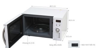 Tổng hợp kích thước lò vi sóng với những model mới nhất kích thước lò vi sóng