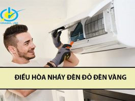Điều hòa sharp báo lỗi nháy đèn đỏ, đèn vàng phải làm gì? điều hòa sharp nháy báo lỗi đèn đỏ