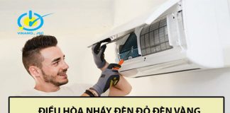 Điều hòa sharp báo lỗi nháy đèn đỏ, đèn vàng phải làm gì? điều hòa sharp nháy báo lỗi đèn đỏ