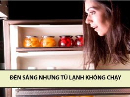 Phải làm gì khi đèn sáng nhưng tủ lạnh không chạy đèn sáng nhưng tủ lạnh không chạy