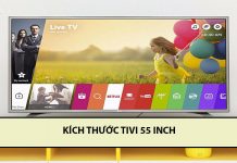 Tổng hợp kích thước tivi các hãng nổi bật nhất hiện nay kích thước tivi 55 inch