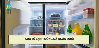 Hướng dẫn sửa tủ lạnh đóng đá ngăn mát, ngăn dưới hiệu quả sửa tủ lạnh đóng đá ngăn đá