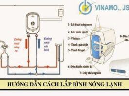 Sơ đồ, hướng dẫn cách lắp bình nóng lạnh chi tiết!
