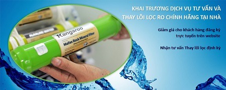 Dịch vụ thay lõi lọc nước Kangaroo tại nhà